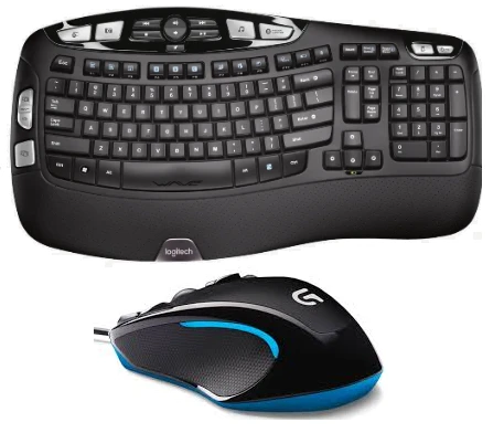 Standard Wireless Keyboard and Mouse Combo